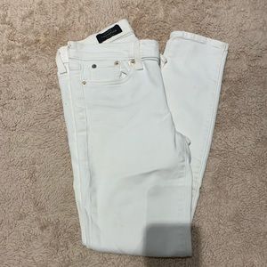 Jcrew toothpick white jeans - Sz 26